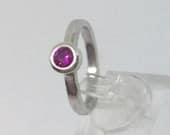 Sterling Silver Tourmaline Stone Ring. wear it all the time.