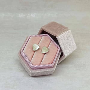 Small Silver Leaf Studs